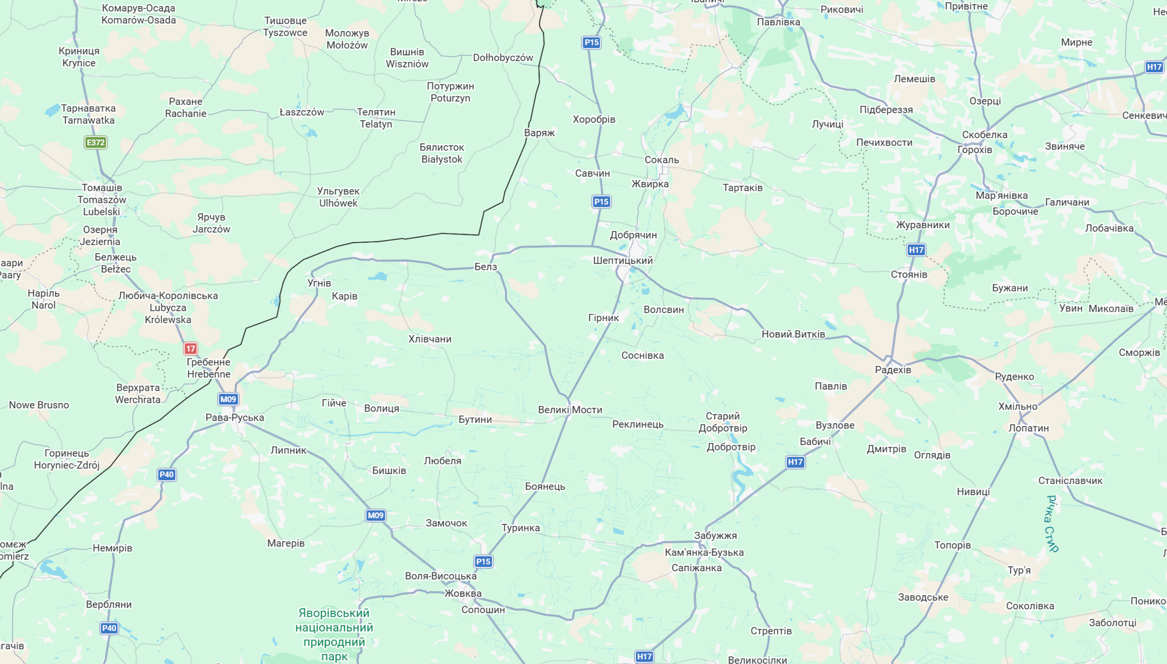 Карта розташування ІП «Червоноград»